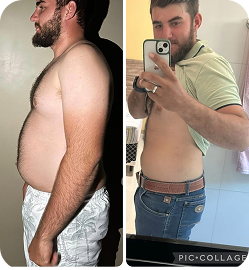 Resultado de emagrecimento -18kg